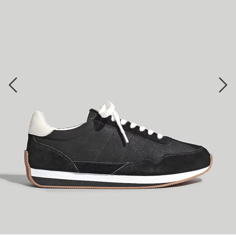 Madewell black sneakers, size 6H
